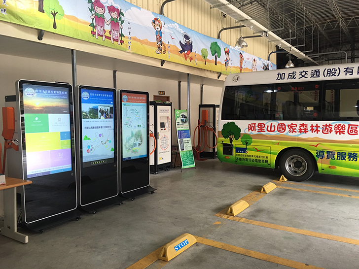 阿里山遊園電動車