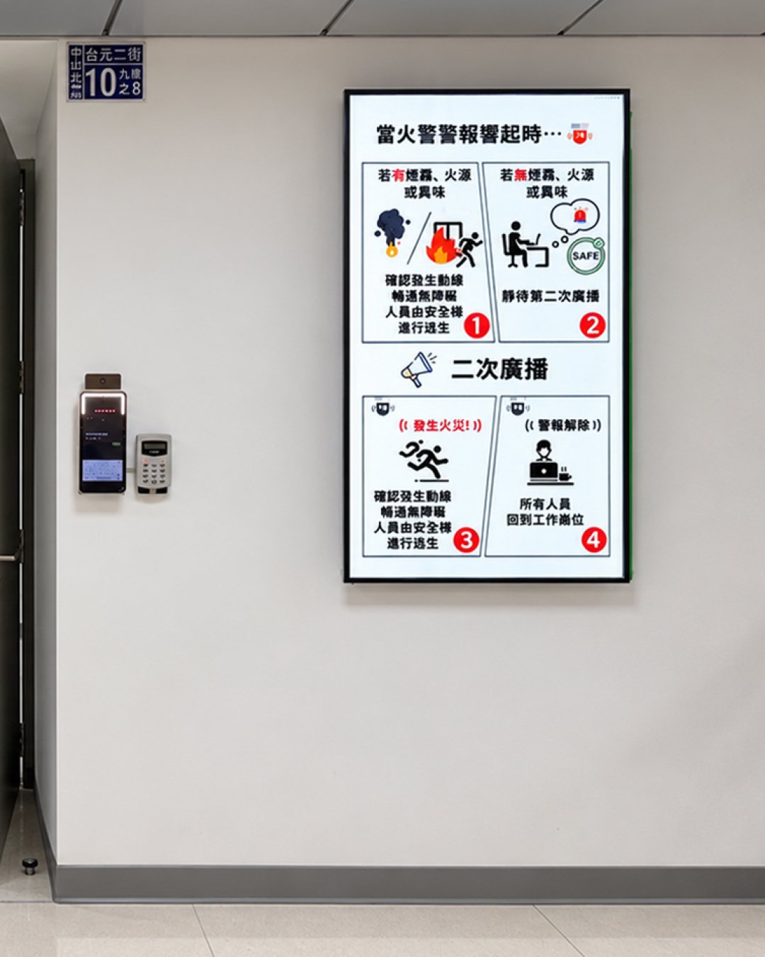 立錡科技55吋壁掛式觸控工業顯示器｜瑞迪國際